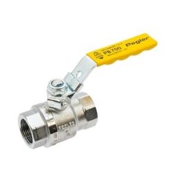 Pegler PB700 3/4 Gas Ball Valve Full Bore BSP – Yellow Lever