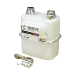 Metrix G4 Diaphragm Gas Meter with Pulse Plug & Lead - 110mm Centres