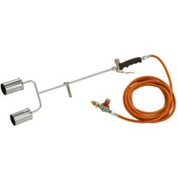 Foker Twin Head Roofing Gas Torch Kit – 180kW with 3m Hose & Regulator