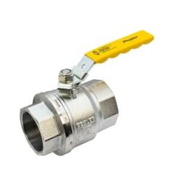 Pegler PB500 2.1/2 Gas Ball Valve Full Bore BSP – Yellow Lever