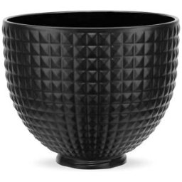 KitchenAid Ceramic 4.8L Mixer Bowl Studded Black