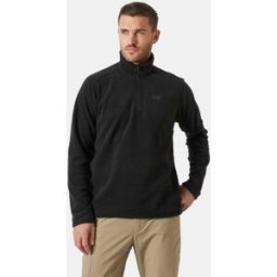 Helly Hansen Men's Daybreaker 1/2 Zip Warm Fleece Black L - Black - Male