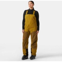Helly Hansen Women's Emiko Shell Bib Pants Brown S - Lynx Brown - Female