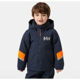 Helly Hansen Kids’ Rider Insulated Ski Jacket Navy 4 - Navy Blue - Unisex