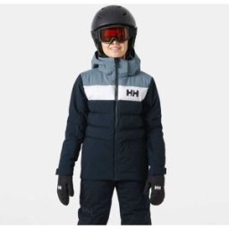 Helly Hansen Junior Cyclone Jacket - Junior Boys Classic Ski Jacket Navy 13 - Navy Blue - Unisex