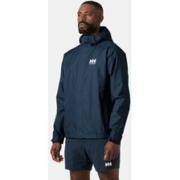Helly Hansen Men's Seven J Outdoor Rain Jacket Navy XL - Navy Blue - Male