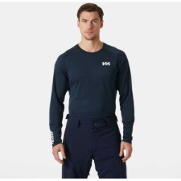 Helly Hansen Men's Lifa Active Crew Warm Base Layer Navy XL - Navy Blue - Male