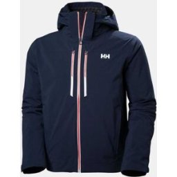 Helly Hansen Men's Alpha Lifaloft Lightweight Ski Jacket Navy XL - Navy Blue - Male
