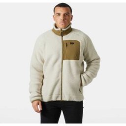 Helly Hansen Men's Panorama Pile Fleece Block Jacket Beige 2XL - Pelican Beige - Male