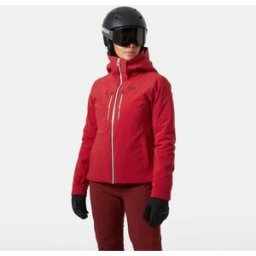 Helly Hansen Women's Alphelia Lightweight Lifaloft Ski Jacket Red XS - Red - Female