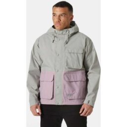 Helly Hansen Men's Escape Utility Rain Jacket Grey 2XL - Terrazzo Grey - Male
