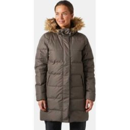 Helly Hansen Women's Aden Down Long Parka Green XL - Beluga Green - Female