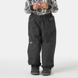 Helly Hansen Kid's Shelter Waterproof Outdoor Trousers Grey 1 - Ebony Grey - Unisex