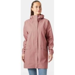 Helly Hansen Women's Moss Waterproof Rain Coat Pink XL - Ash Rose Pink - Female