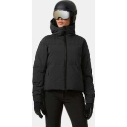 Helly Hansen Women’s Nora Short Puffy Ski Jacket Black M - Black - Female