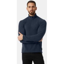 Helly Hansen Men's Daybreaker 1/2 Zip Warm Fleece Navy S - Navy Blue - Male