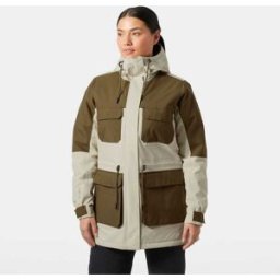 Helly Hansen Women's Escape Insulated Parka White L - Cream White - Female