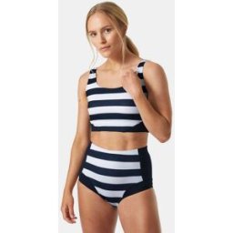Helly Hansen Women's Hydropower Bikini Top Navy S - Navy Blue Stripe - Female