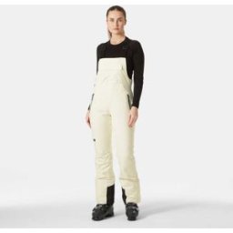 Helly Hansen Women's Legendary Insulated Ski Bib Trousers Beige S - Snow Beige - Female
