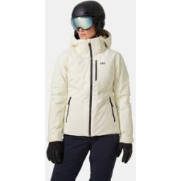 Helly Hansen Women’s Alphelia Ski Jacket Beige XL - Snow Beige - Female