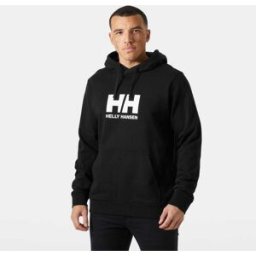 Helly Hansen Men's Logo Hoodie Black S - Black - Male