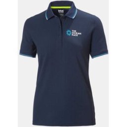Helly Hansen Women's Ocean Race Polo Navy L - Navy Blue - Female