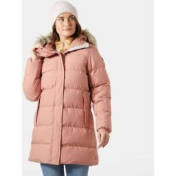 Helly Hansen Women's Blossom Puffy Parka Pink XS - Ash Rose Pink - Female
