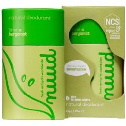 Nuud Natural Lime x Bergamot Stick Vegan Deodorant 45gr