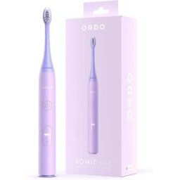 ORDO Lite Sonic Toothbrush, Dual Mode Rechargeable Electric Toothbrush Adults, 1 Toothbrush Head, Waterproof, USB-C, Lavender