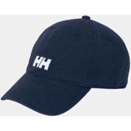 Helly Hansen Unisex Logo Cotton Cap Navy STD - Navy Blue - Unisex