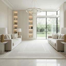 Sigrid Cream Border Rug, 300 x 239cm