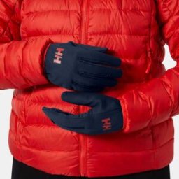 Helly Hansen Unisex Hardface Fleece Touch Gloves Navy S - Navy Blue - Unisex
