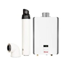 Rinnai 11i Low NOx 24kw Multi-Point Internal LPG Gas Water Heater & Flue Kit
