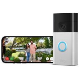 Ring Battery Video Doorbell (2024 release) DIY Wireless Video Doorbell Camera Head-To-Toe View HD Video Easy to install (5 min) With Built-in Battery, New