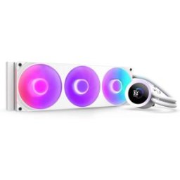 NZXT Kraken Plus 360 RGB AIO – 360mm White LCD Display, F360 RGB Fans, AMD/Intel Compatible, New