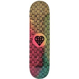 Heart Supply Jagger Eaton Pro Skateboard Deck (Trinity Tie Dye Impact Light) - Black;Yellow;Blue - Size: 8