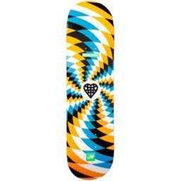 Heart Supply Jagger Eaton Pro Skateboard Deck (Illusion Embossed) - Orange;Blue - Size: 8