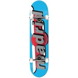 Madrid Wings Complete Skateboard (Blue) - Blue;Red - Size: 7.75