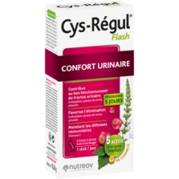 Nutreov Cys-Régul Flash Food Supplement for Support Urinary Health 5 un.