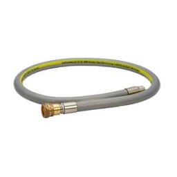 Clesse Stainless DN16 Caravan LPG Hose 1.2m – 1/2 BSP MT x 22mm