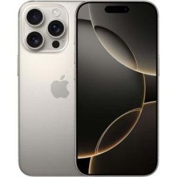Apple iPhone 16 Pro 5G 256GB AI Natural Titanium SIM-Free Unlocked Mobile Phone, Used - Very Good