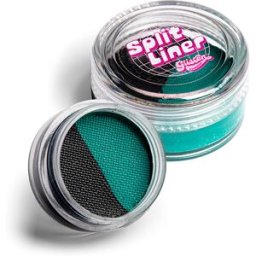 Lantern (Dark Green and Black) Split Liner - Eyeliner - Glisten Cosmetics Small - 3g