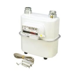 Metrix G4 Gas Meter with Pulse Plug & Lead - 152mm Centres, U6 Replacement
