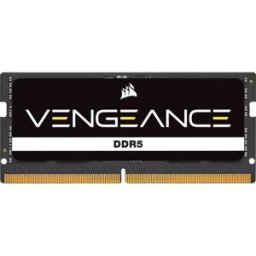 Corsair VENGEANCE SODIMM DDR5 RAM 16GB (1x16GB) 4800MHz CL40 Intel XMP iCUE Compatible Computer Memory - Black (CMSX16GX5M1A4800C40), New