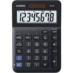 Casio MS-8F Desk Calculator – 8-Digit Display, Tax & Currency Functions