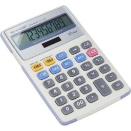 Sharp EL‑334 Calculator – Off‑White
