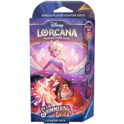 Ravensburger Disney Lorcana Trading Card Game Starter Deck B – Set 5: Shimmering Skies (Collectable TCG for Ages 8+)
