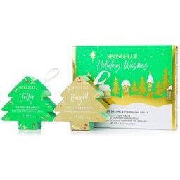 Spongelle Spongellé Holiday Wishes Body Wash Infused Buffers Gift Set, Mistleto