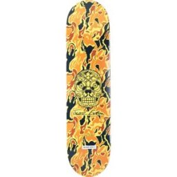 Heart Supply Jagger Eaton Pro Skateboard Deck (Dessert Skull) - Orange;Black - Size: 8