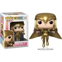 Funko POP! Heroes: Wonder Woman 1984 – Wonder Woman Gold Flying (Metallic) Collectable Vinyl Figure